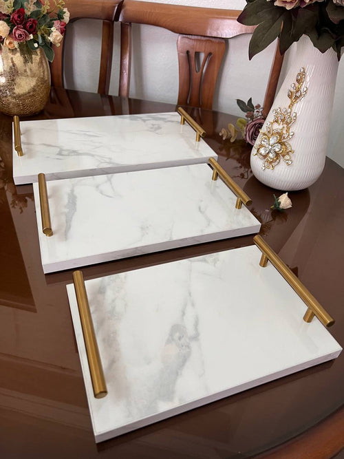 طقم تقديم رخامي